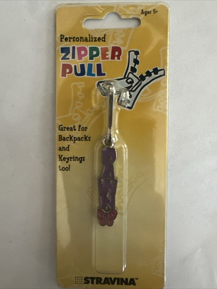 Personalized Zipper pull (DAWN)