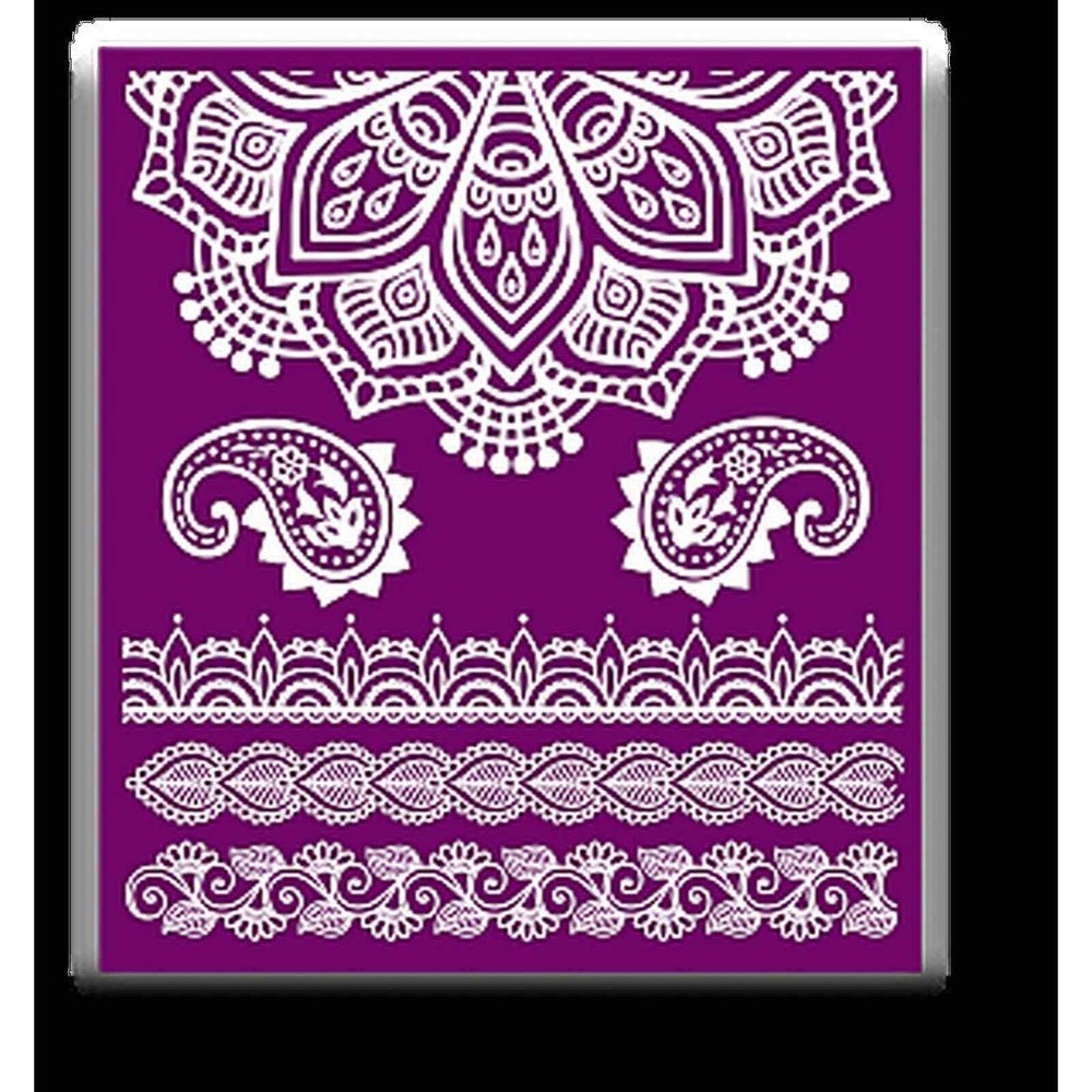 Mandala Silkscreen Stencil 3 in one 8"x10"