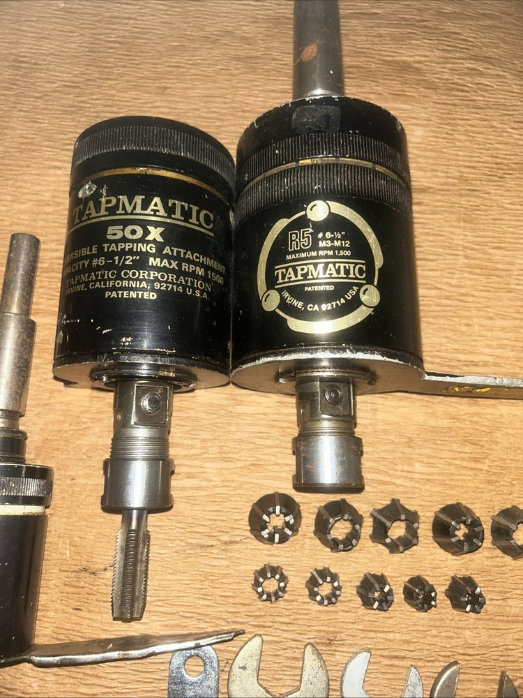8 Assorted Tapping Heads