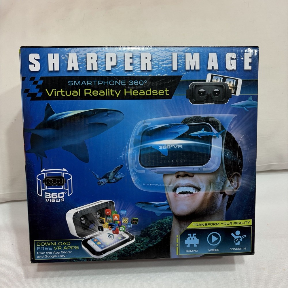 SHARPER IMAGE Smartphone 360 Virtual Reality Headset