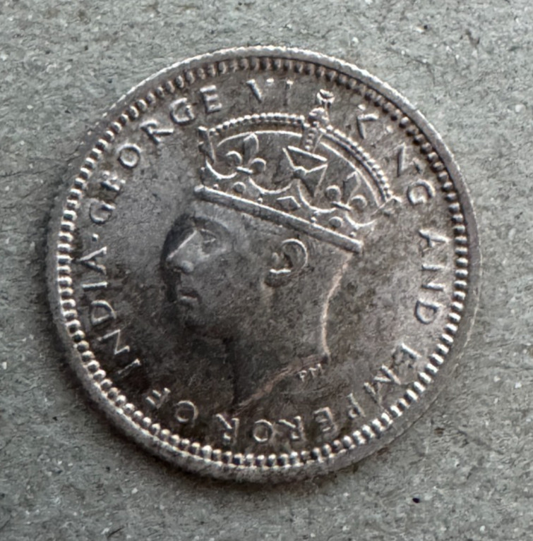 Malaya, 5 Cents, 1945, KM#3a, Uncirculated