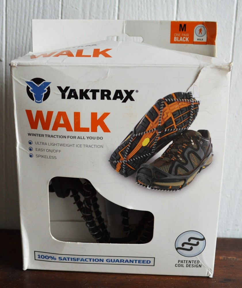 YakTrax Walk Winter Traction Cleats Mediums NWF
