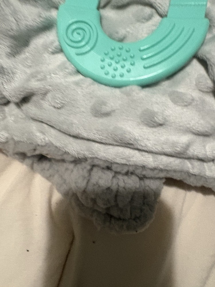Patch + Play Sensory Activity Blanket 30x40 Bear Elephant Teething Ring