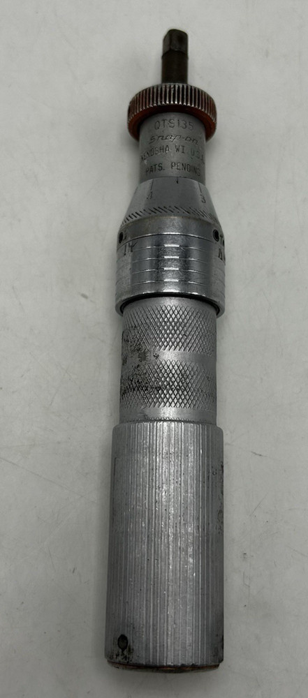 Snap On Torque Screwdriver QTS135 Adjustable Click Type Read
