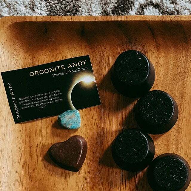Black Sun Orgonite® Small Tower Busters - Orgone Generators® with Shungite