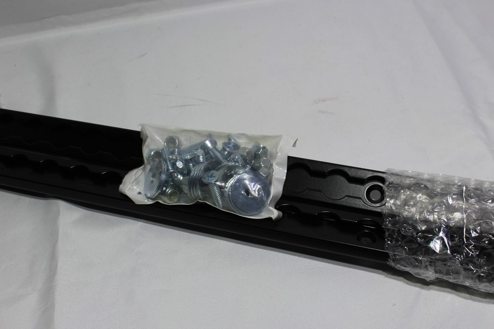 2-pc 3' ft New CORE UNITRAX 1000 Anodized Black Track Tie down System