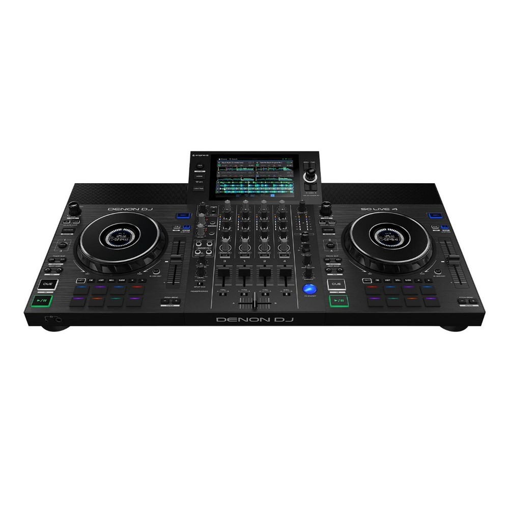 Denon SC LIVE 4 4-Deck 7" Touchscreen Standalone DJ Controller w Travel Case