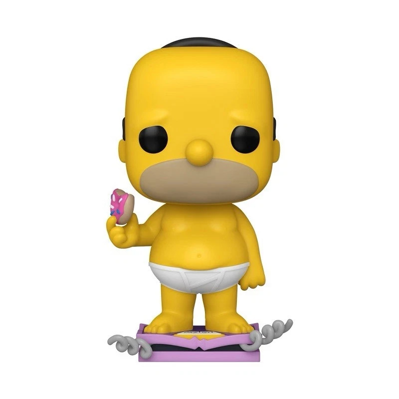 Pop! Plus Homer on Scale with Pop! Protector