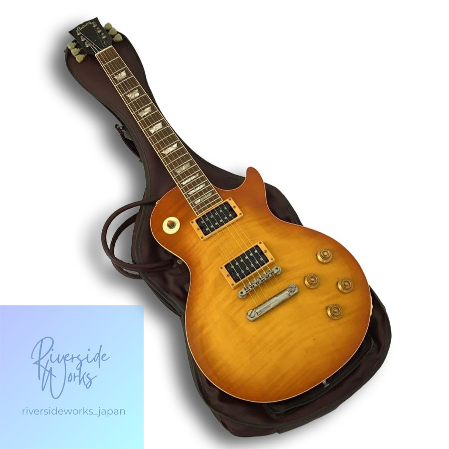 BURNY LG-75GR Light Brown Sunburst 1990s Soft Case