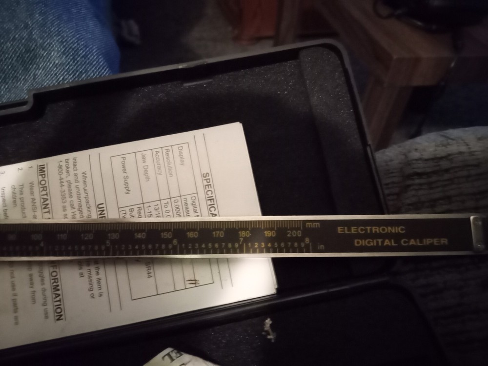 Pittsburgh digital caliper 8 inch