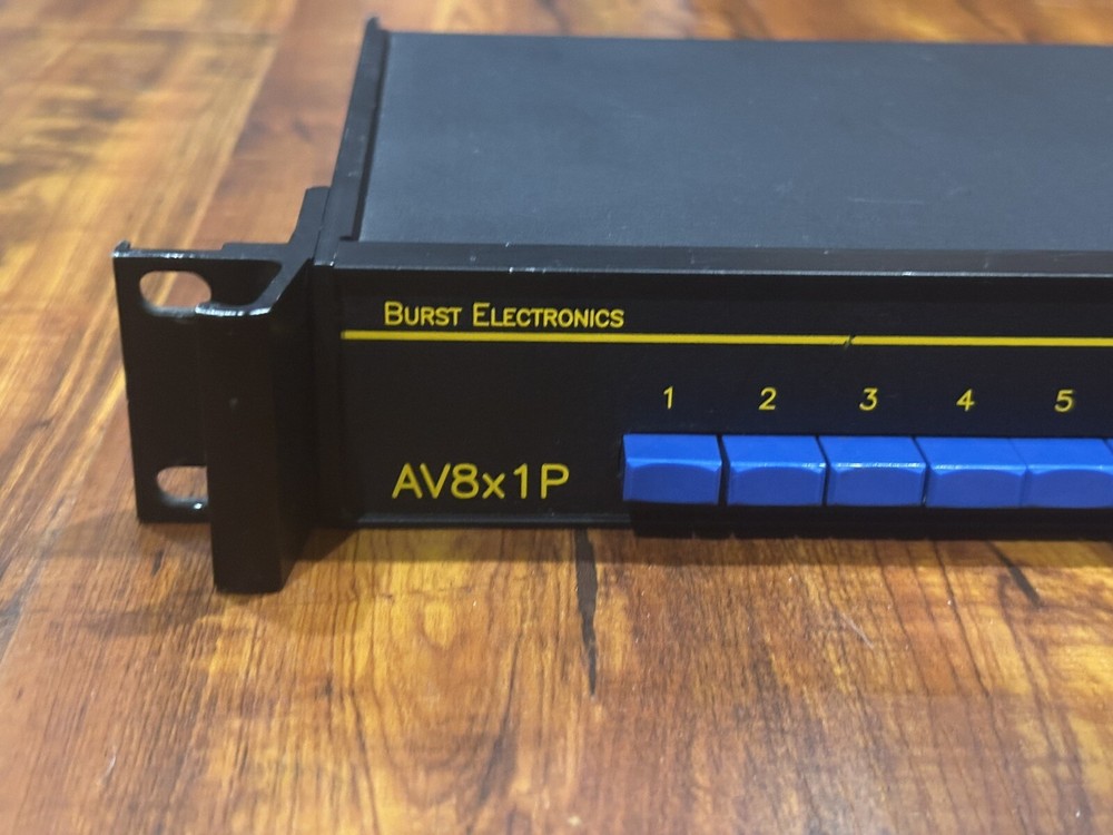 Burst Electronics AV8x1P Passive 8-Channel Audio/Video AV Switch
