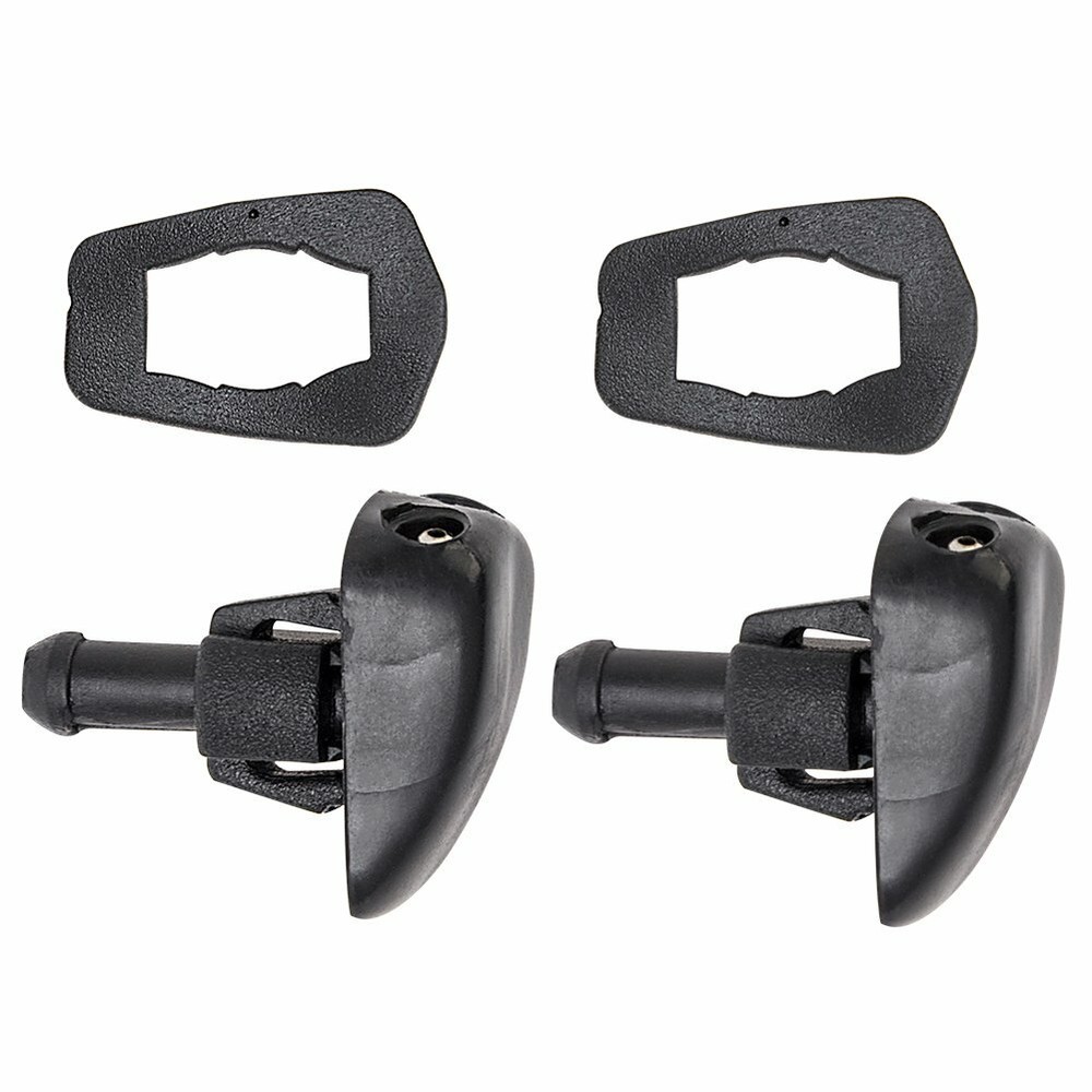 2Pc Car Auto Window Windshield Washer Spray Wiper Sprinkler Nozzle Universal Jet
