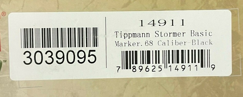 NEW Tippmann Stormer Basic Paintball Gun - Black