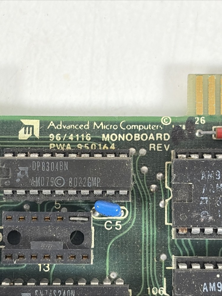 Advanced Micro Devices 96/4116 monoboard Vintage