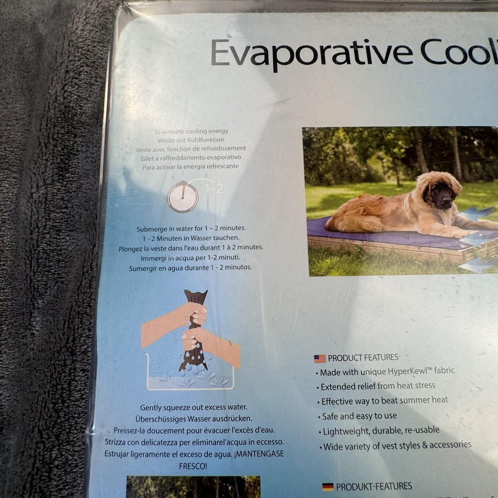 Techniche Hyperkewl Evaporative Cooling Dog Blanket L