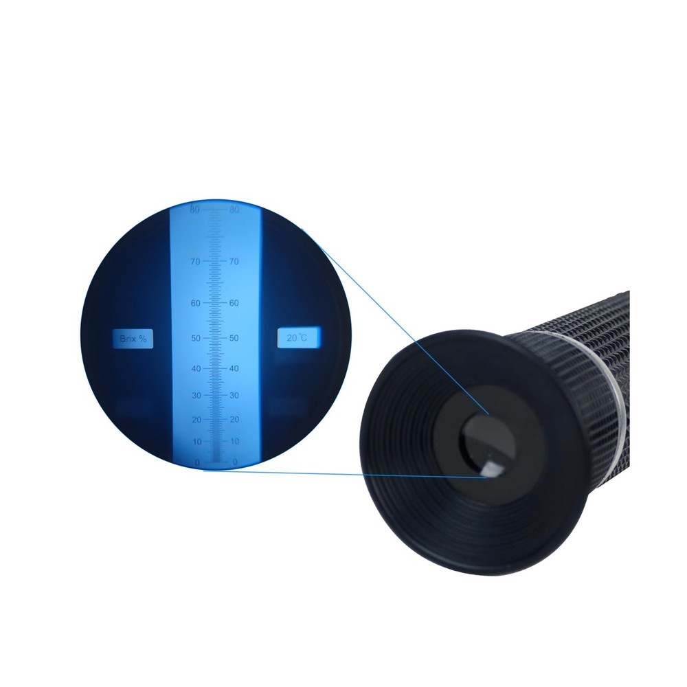 0-80% Brix Meter Refractometer, Refractometer Honey,Portable Refractometer, R...