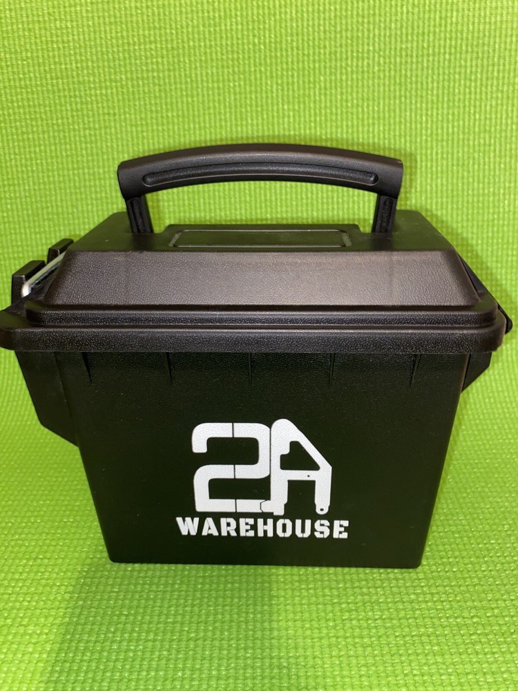 2A Warehouse Empty Plastic Ammo Box Snapping closures 6”x4”x 6”