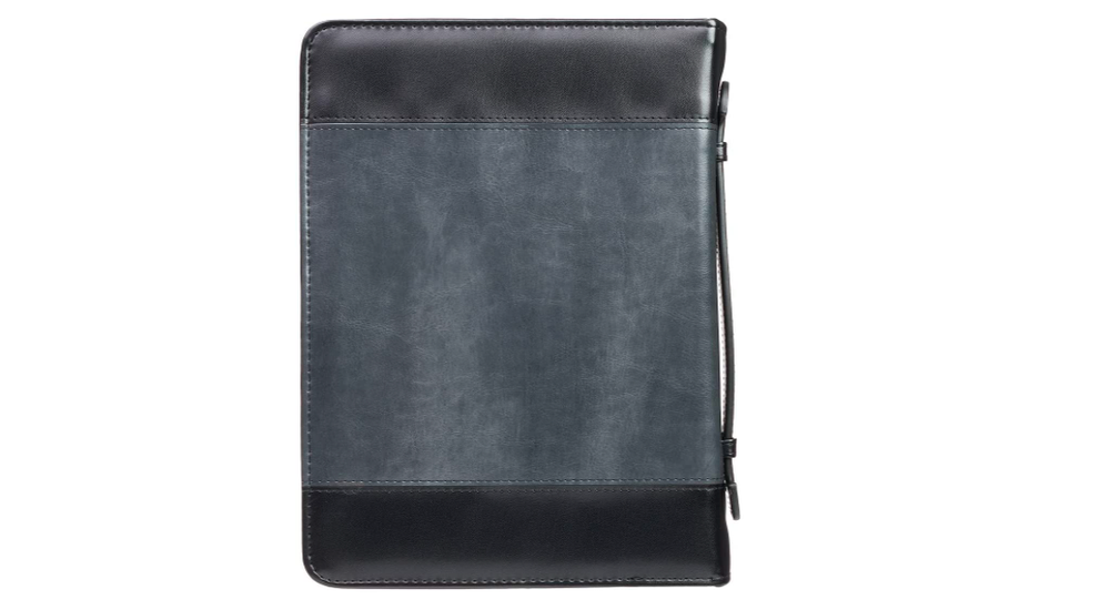 Bible Cover Case Organizer Zippered Protector Durable Leather Spine Handle Large
