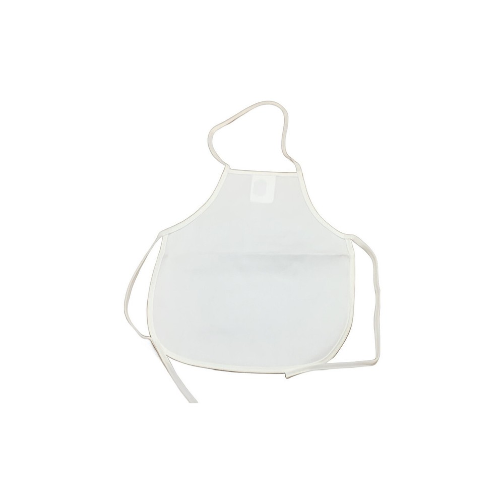 Child's Simple White Apron - no pockets
