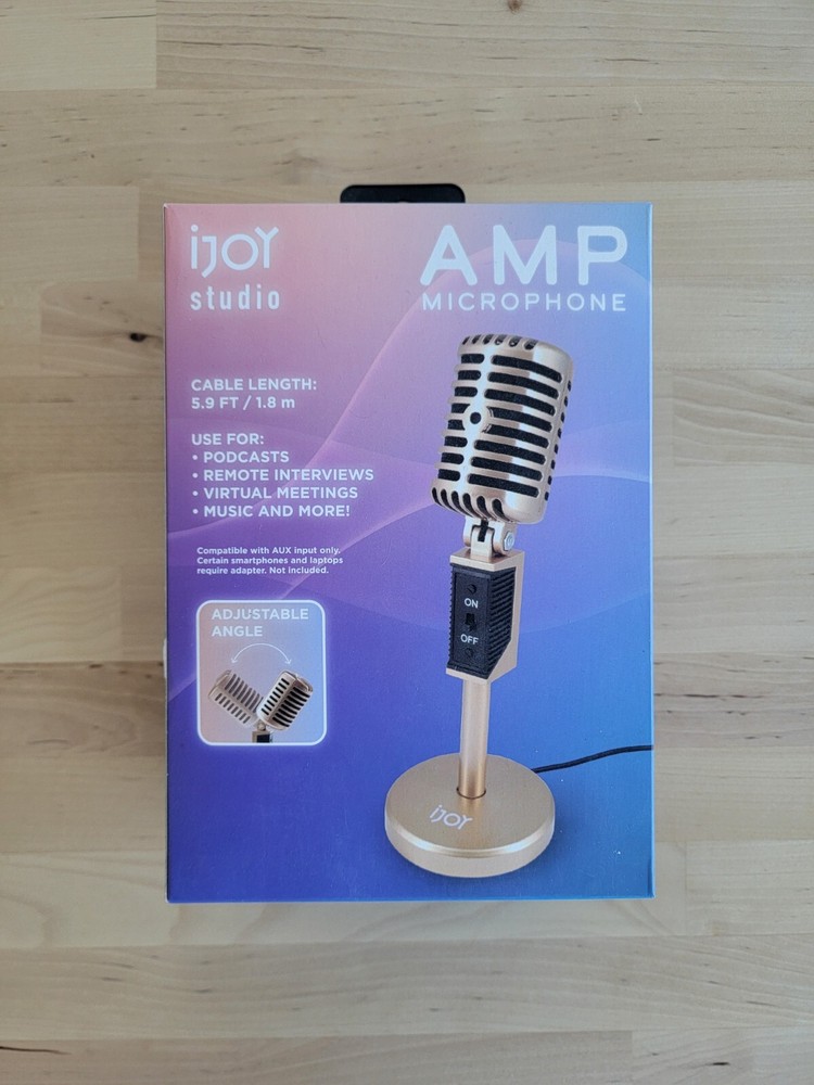 IJoy Studio AMP Microphone For Podcasts, Interviews And More