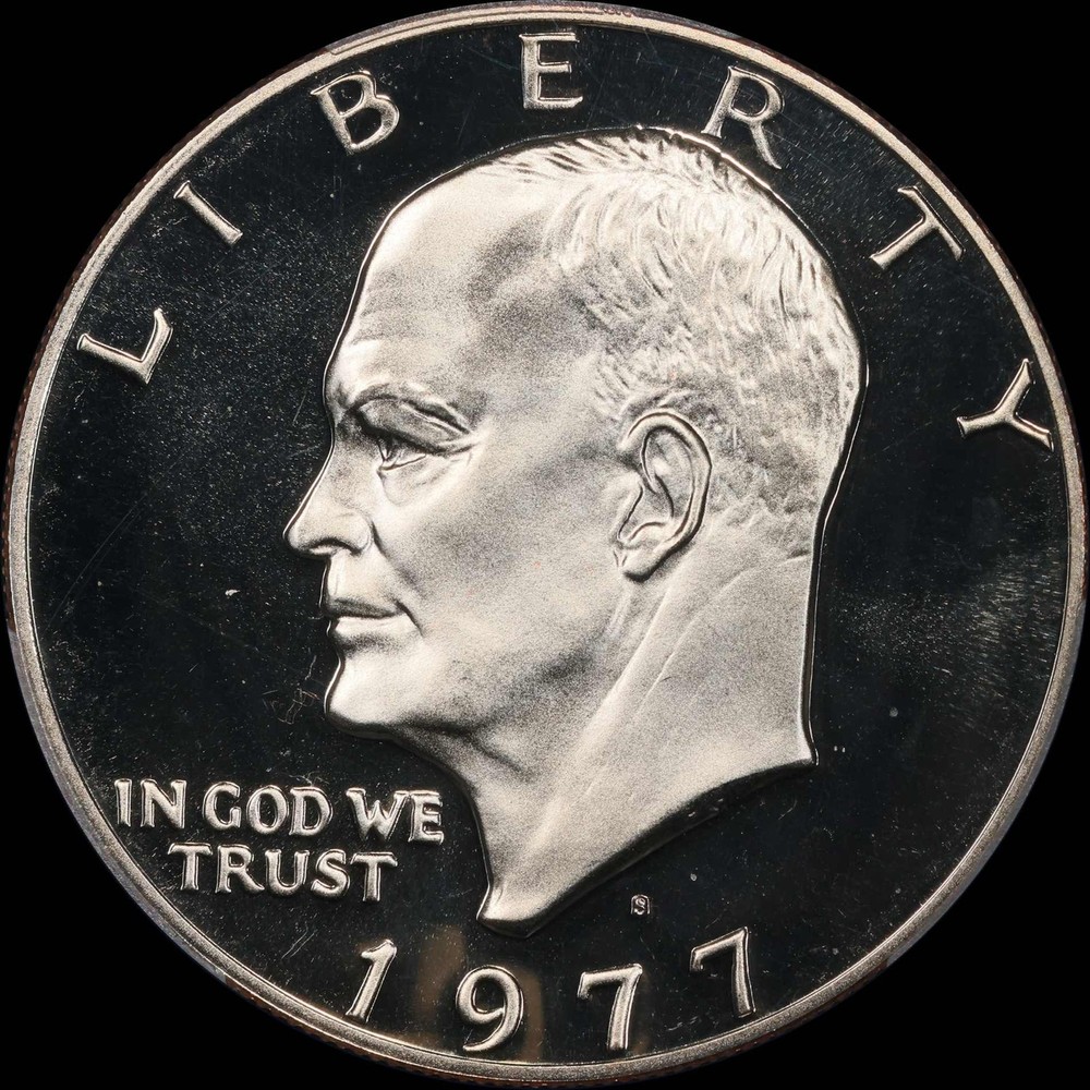 1977-S Ike Eisenhower Clad Dollar $1 PCGS PR70DCAM