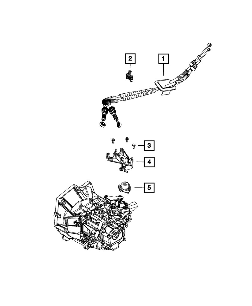 Genuine Mopar Gear Shift Lever Boot 68239968AA
