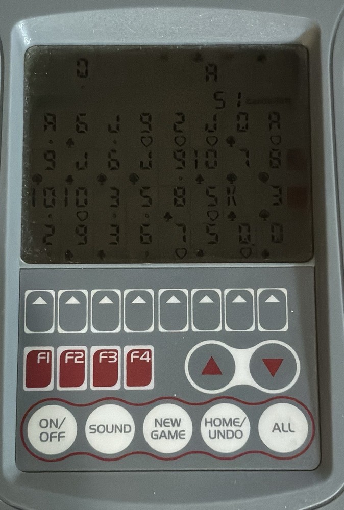 Illuminated Freecell Bicycle 2006 Techno Electronic Handheld Game wStylus Tested