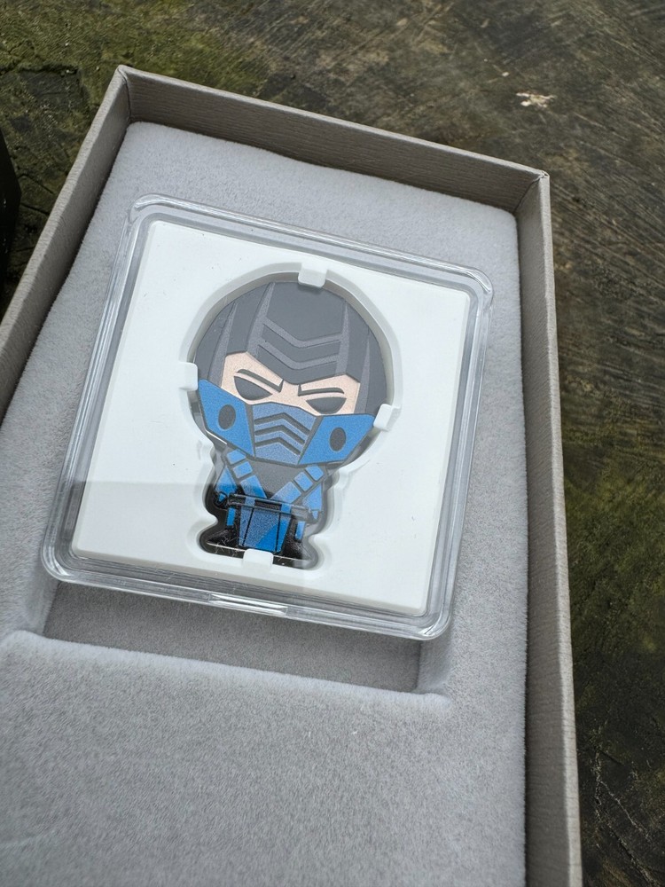 Mortal Kombat Klassic Sub Zero Chibi Proof 2022 Niue