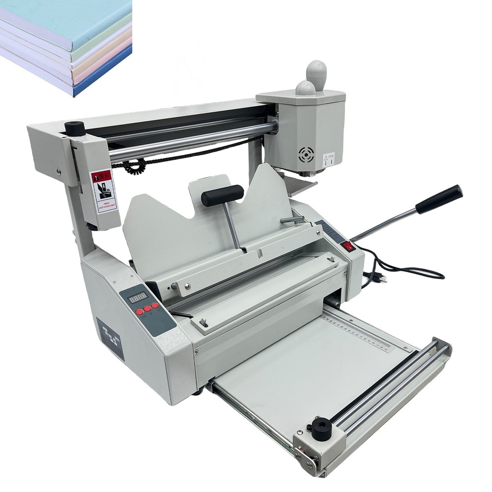 110V Desktop Glue Binding Machine Adhesive Machine with Indentation Function