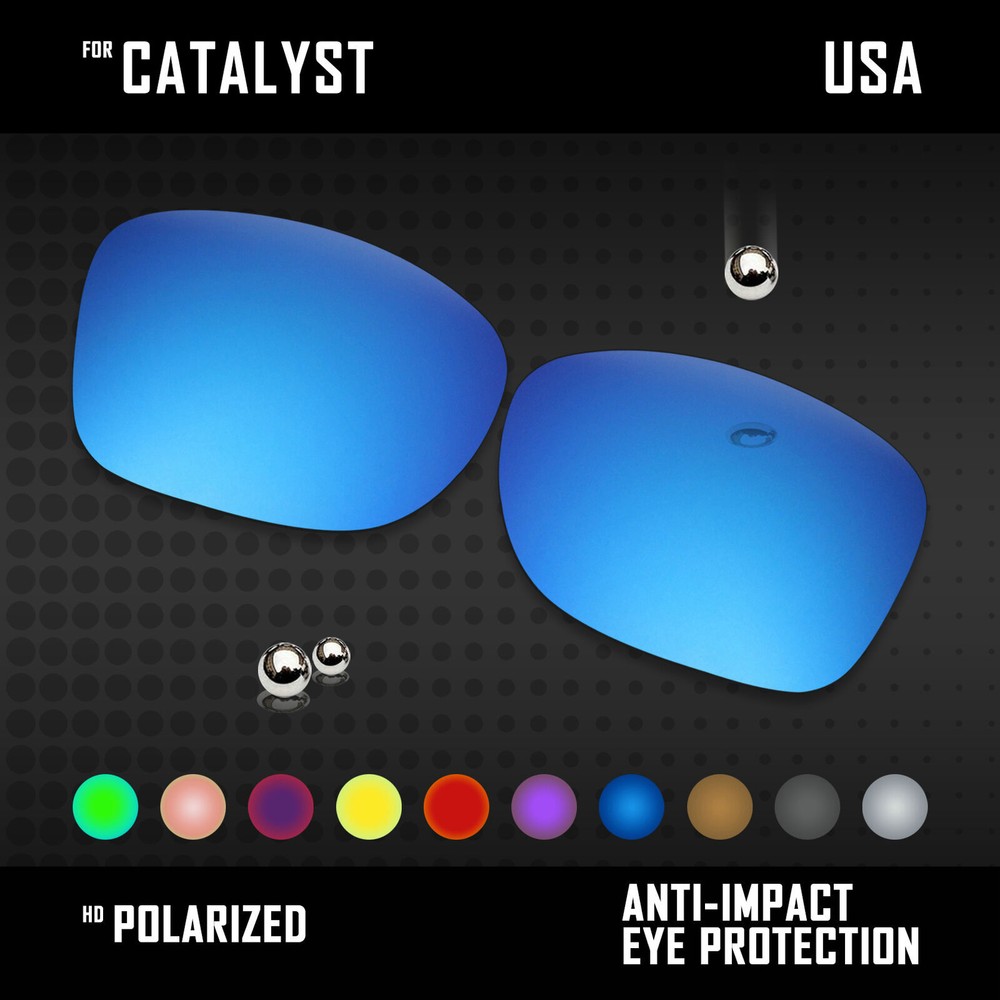 Anti Scratch Polarized Replacement Lenses for-Oakley Catalyst OO9272