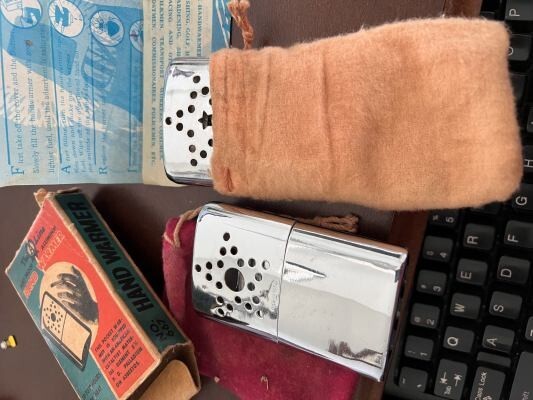 Vintage reusable hand warmers