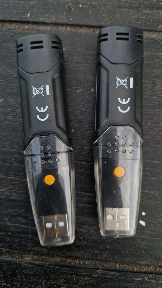 2x ELMA DT171 USB Temp & Humidity Data Logger 32k – UNTESTED – As-Is