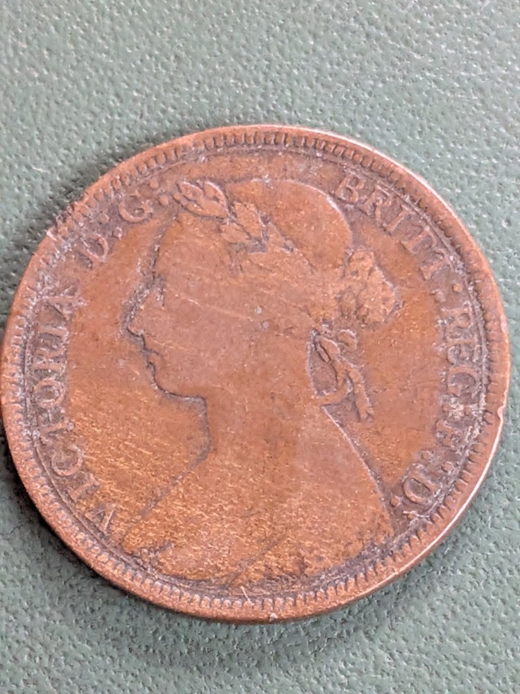 1886 Great Britain Half Penny Victoria