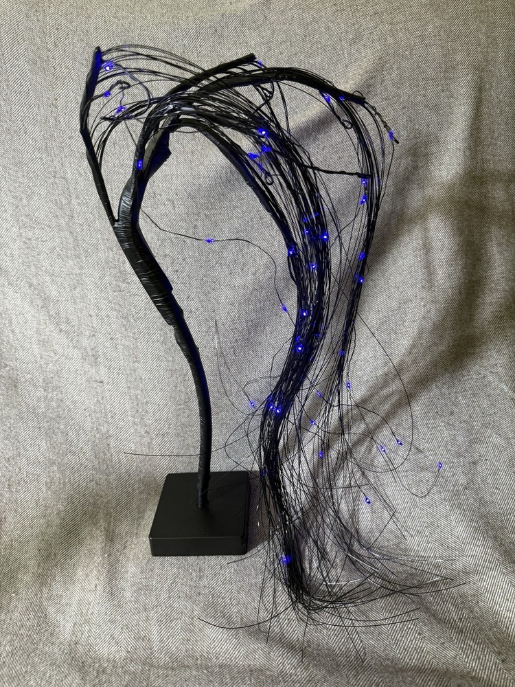 Light Up Halloween Willow Tree Tabletop Decor, 18"