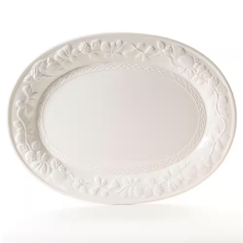 Fruitful White Durastone Platter