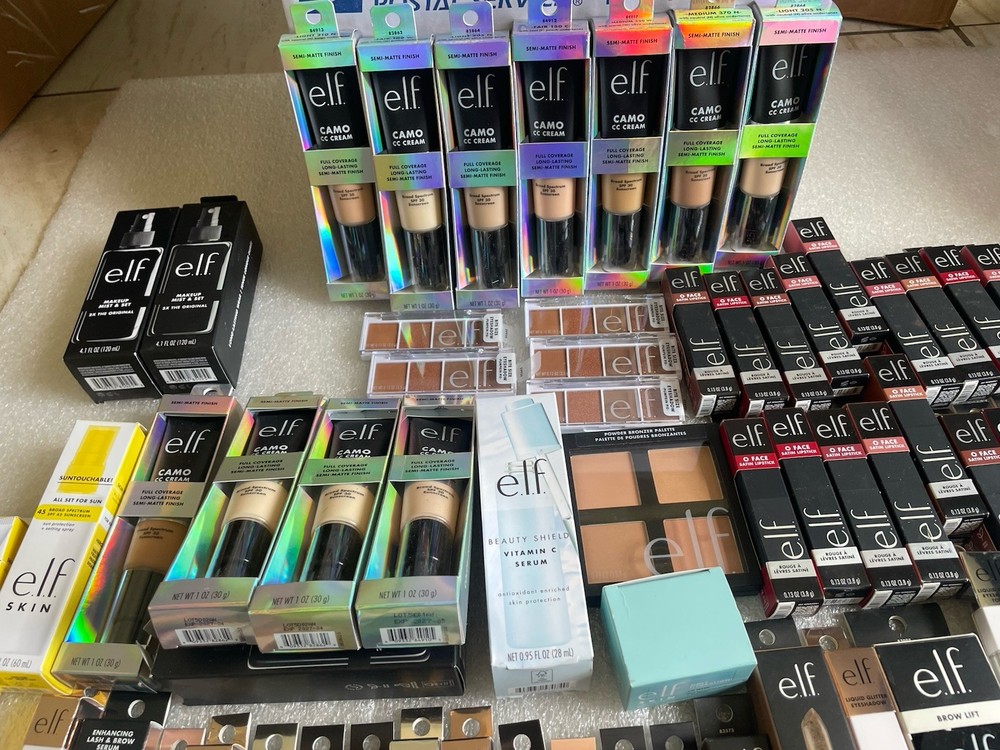 100 X Elf Mixed Makeup Lot Assorted With Duplicates View