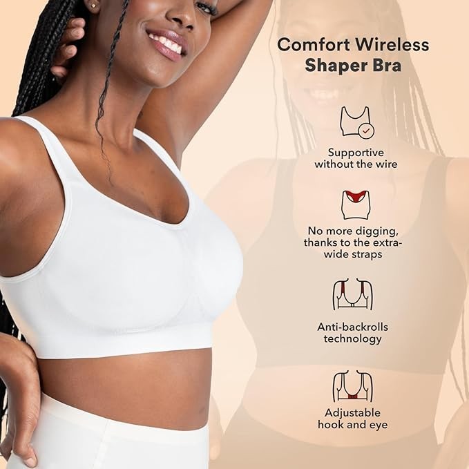 NWT Truekind® Daily Comfort Wireless Shaper Bra