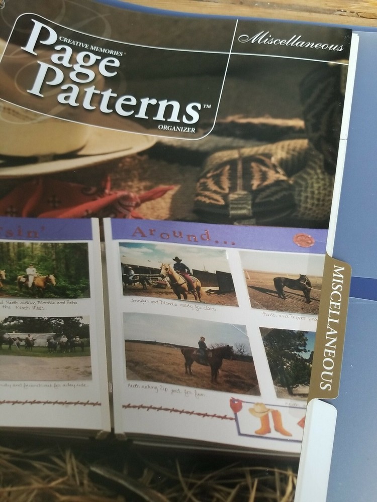 Creative Memories Page Patterns Organizer SCRAPBOOK Layout Ideas