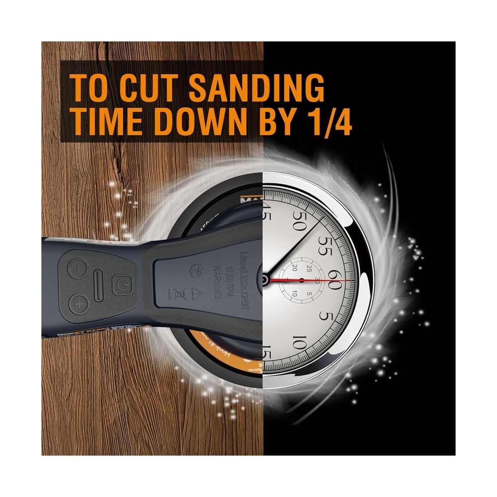 MAXXT Electric 2.5mm Random Orbital Sander Brushless 350W 3A Multi-function V...