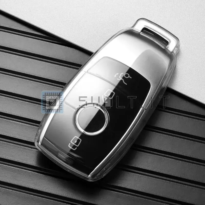 Clear Key Protective Shell for Mercedes E C S