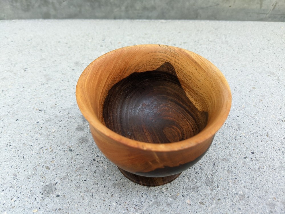 Signed Griffin Hand Crafted Wooden Cup