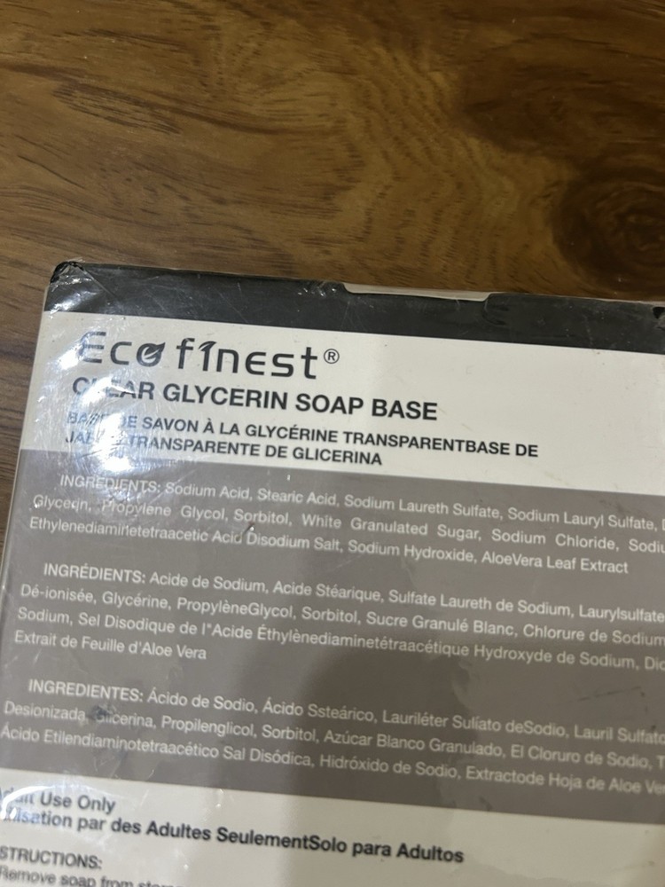 Ecofinest Clear Glycerin Soap Base 2lb