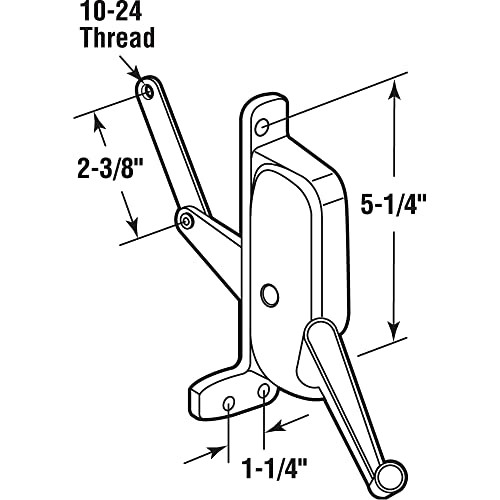 H 3678 Awning Window Operator, Right Hand, for Tucker, 1 Pack