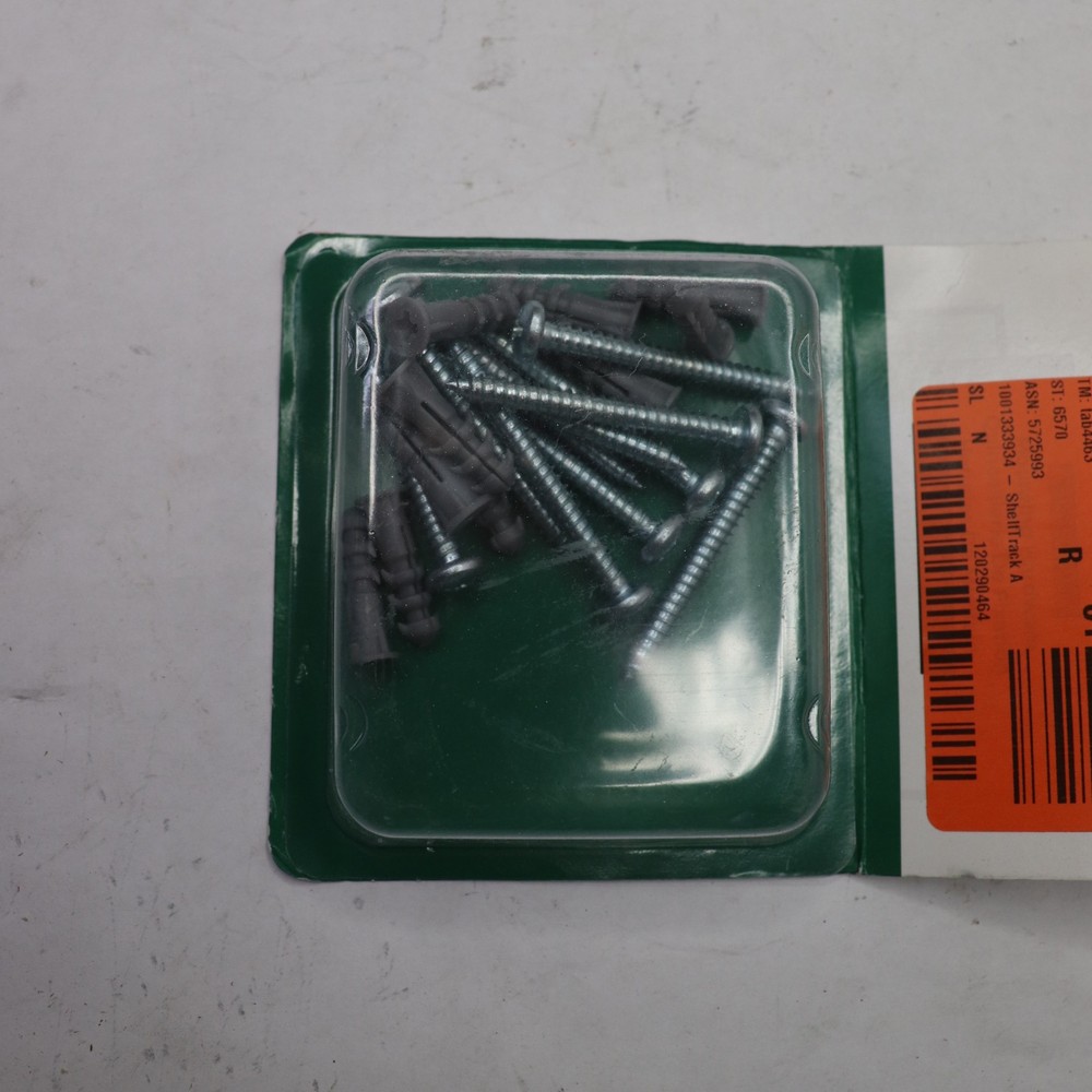 (10-Pk) ClosetMaid MaxLoad Mounting Hardware Silver 23587