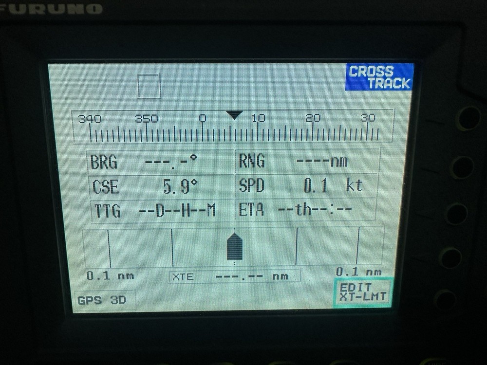 Furuno GP-1850D GPS Chartplotter Display (TESTED)