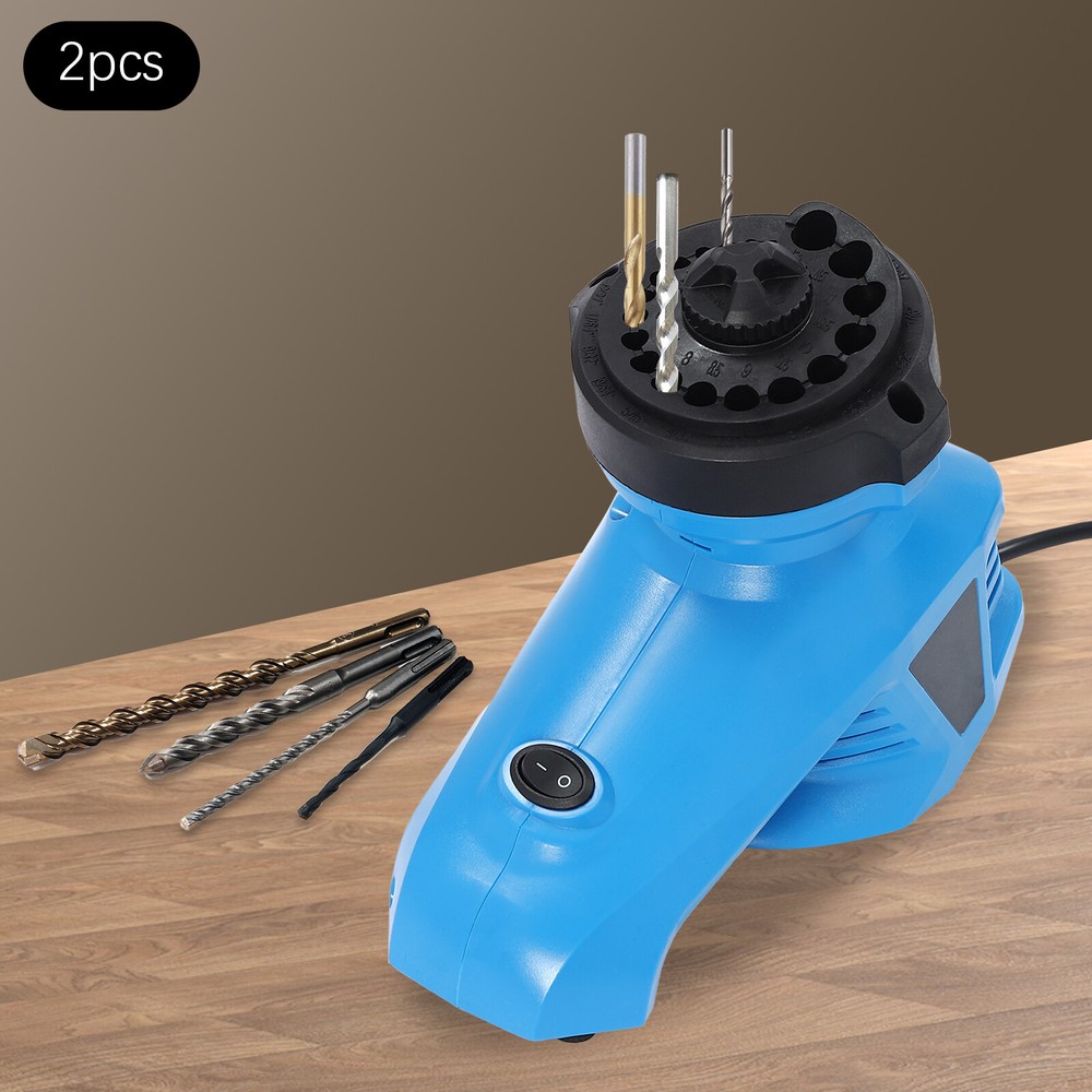 95W Drill Bit Sharpener W/ High Speed 2-Pack Drill Bit Sharpener For Twist Bits