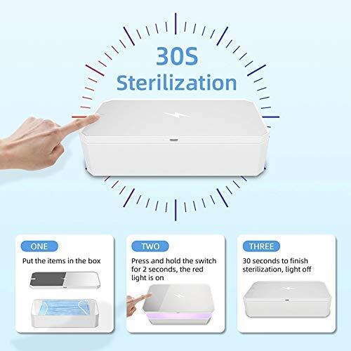 CarbonKlean UVKlear - UVC Sterilization Kit with Wireless Charger, Removable