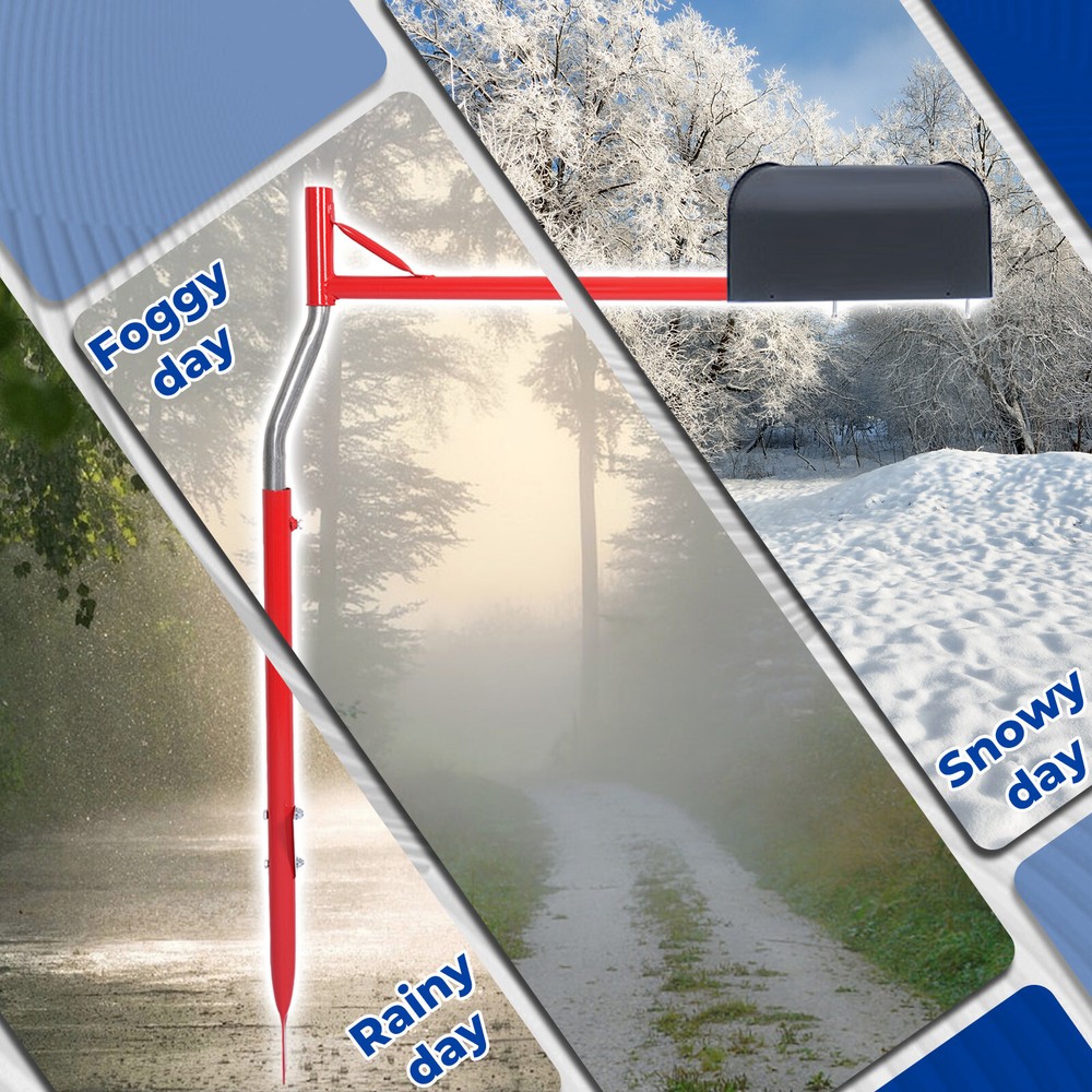 For Universal Mailbox Support-Powder Coated Galvanized Ideal for All Mailbox