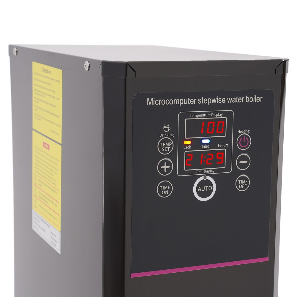 Commercial Electric Hot Water Dispenser Countertop Water Boiler Black 1500W NEW