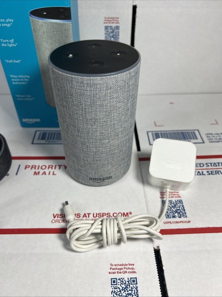 Amazon Echo (2nd Gen) Smart Speaker + Echo Dot (2nd Gen ) - SAME DAY - WARRANTY